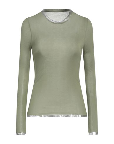 Zadig & Voltaire Woman T-shirt Military Green Size Xs Modal