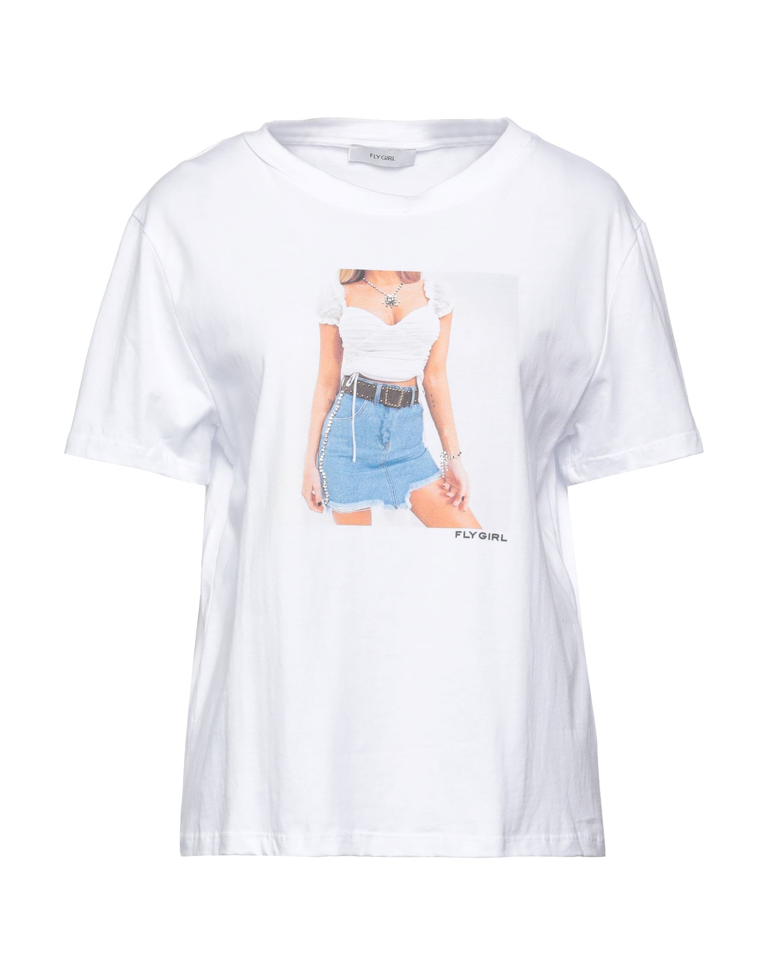 Fly Girl T-shirts In White