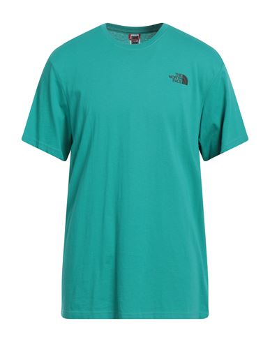 The North Face M S/s Redbox Tee - Eu Man T-shirt Emerald Green Size M Cotton