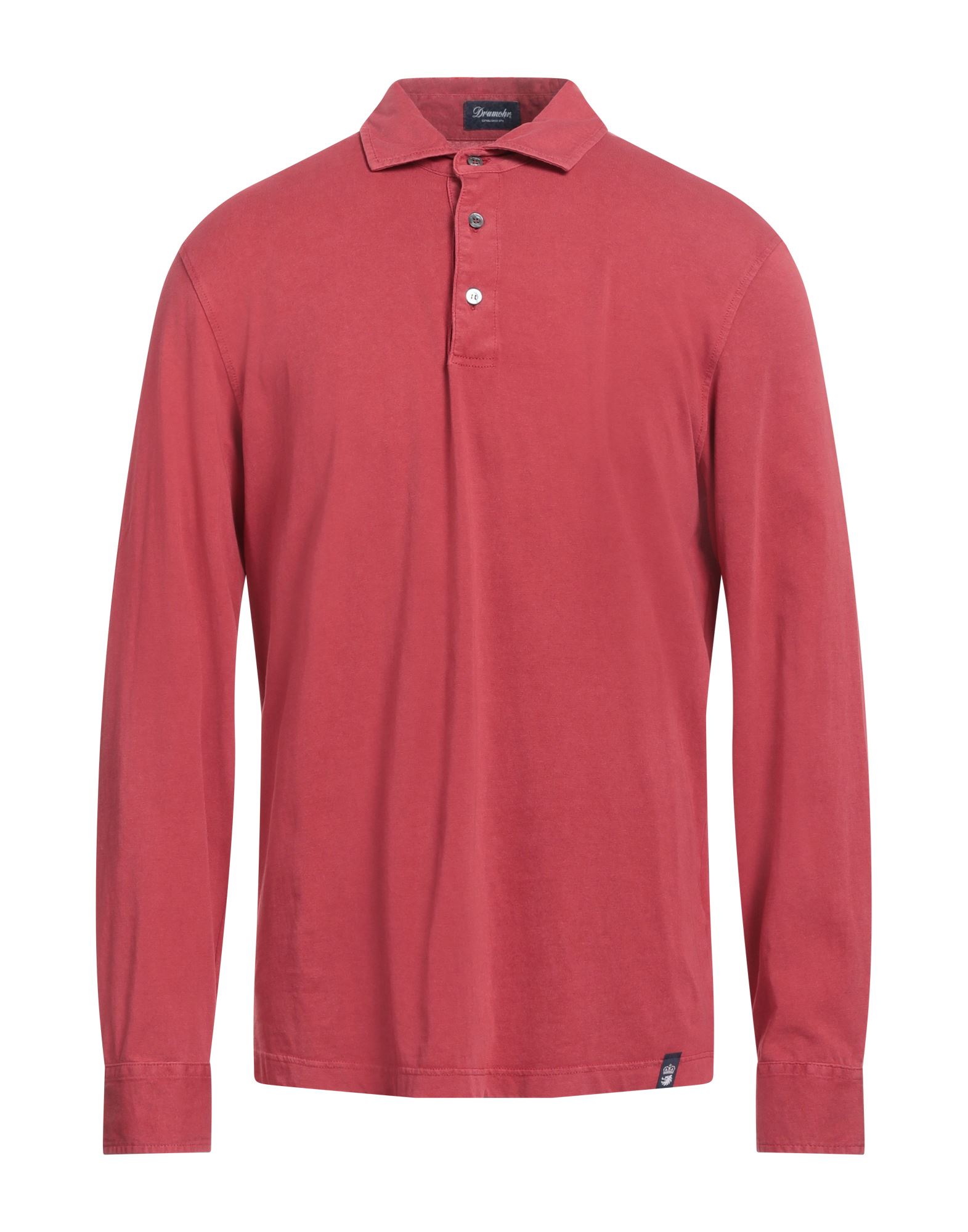 Drumohr Polo Shirts In Red