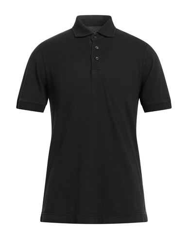 Circolo 1901 Man Polo Shirt Black Size S Cotton, Elastane