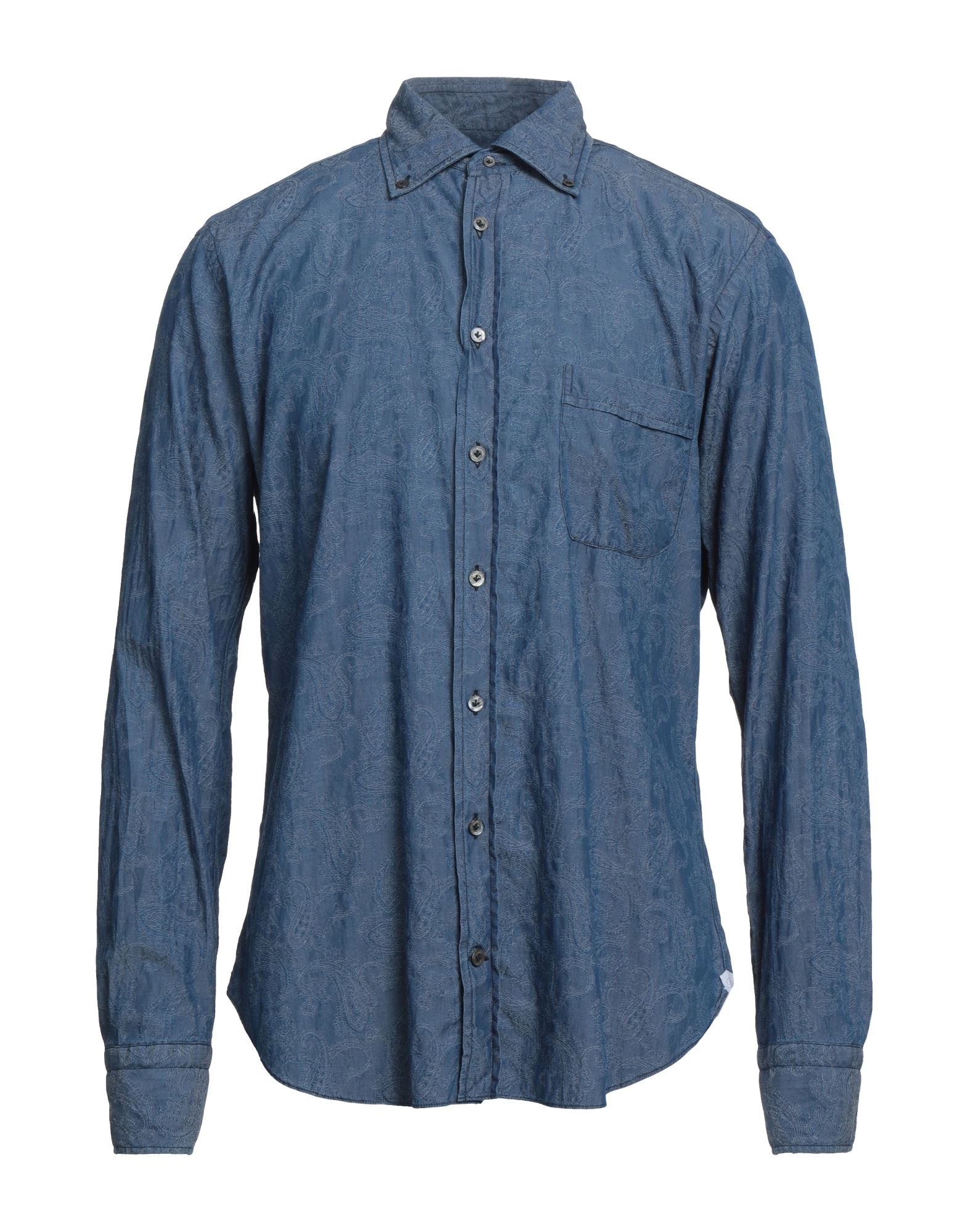 Drumohr Shirts In Blue