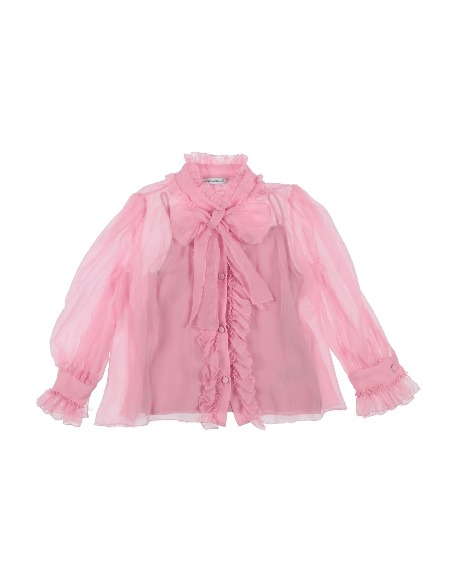 Dolce & Gabbana Kids'  Toddler Girl Shirt Pink Size 7 Silk