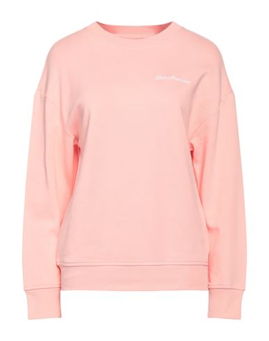 Love Moschino Woman Sweatshirt Pink Size 4 Cotton, Elastane