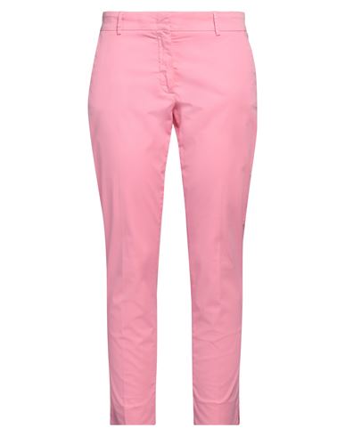 Shop Rossopuro Woman Pants Pink Size 8 Cotton, Elastane