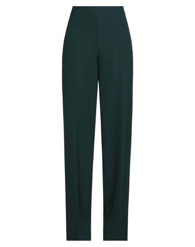 Angelo Marani Woman Pants Dark Green Size 4 Polyester, Elastane