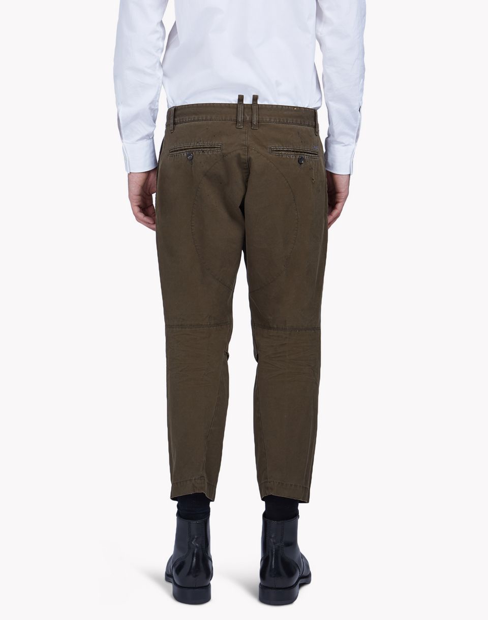 Dsquared2 Patchwork Cargo Pants Military Green - Pants for Men ...