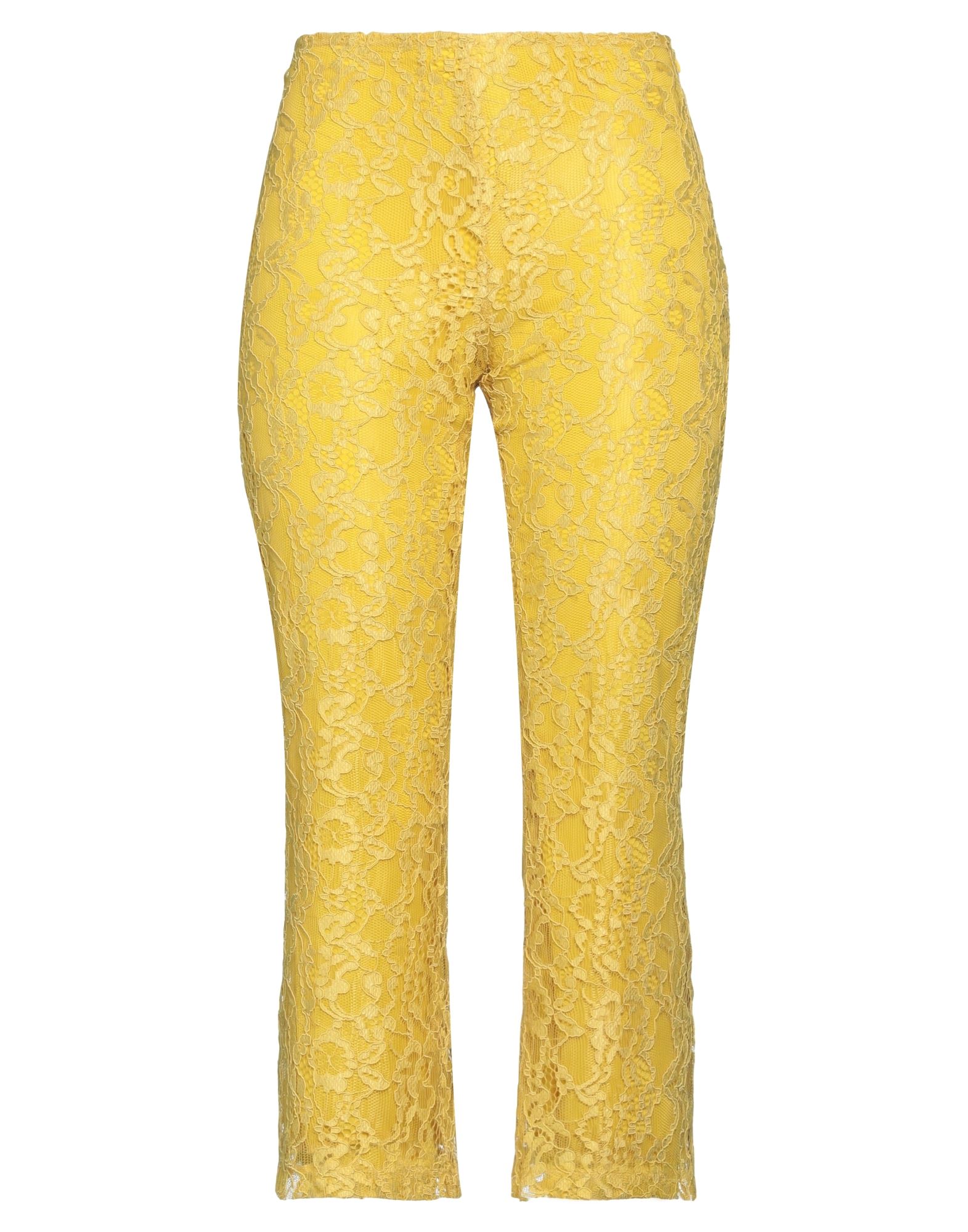 Kaos Woman Pants Yellow Size 4 Polyester