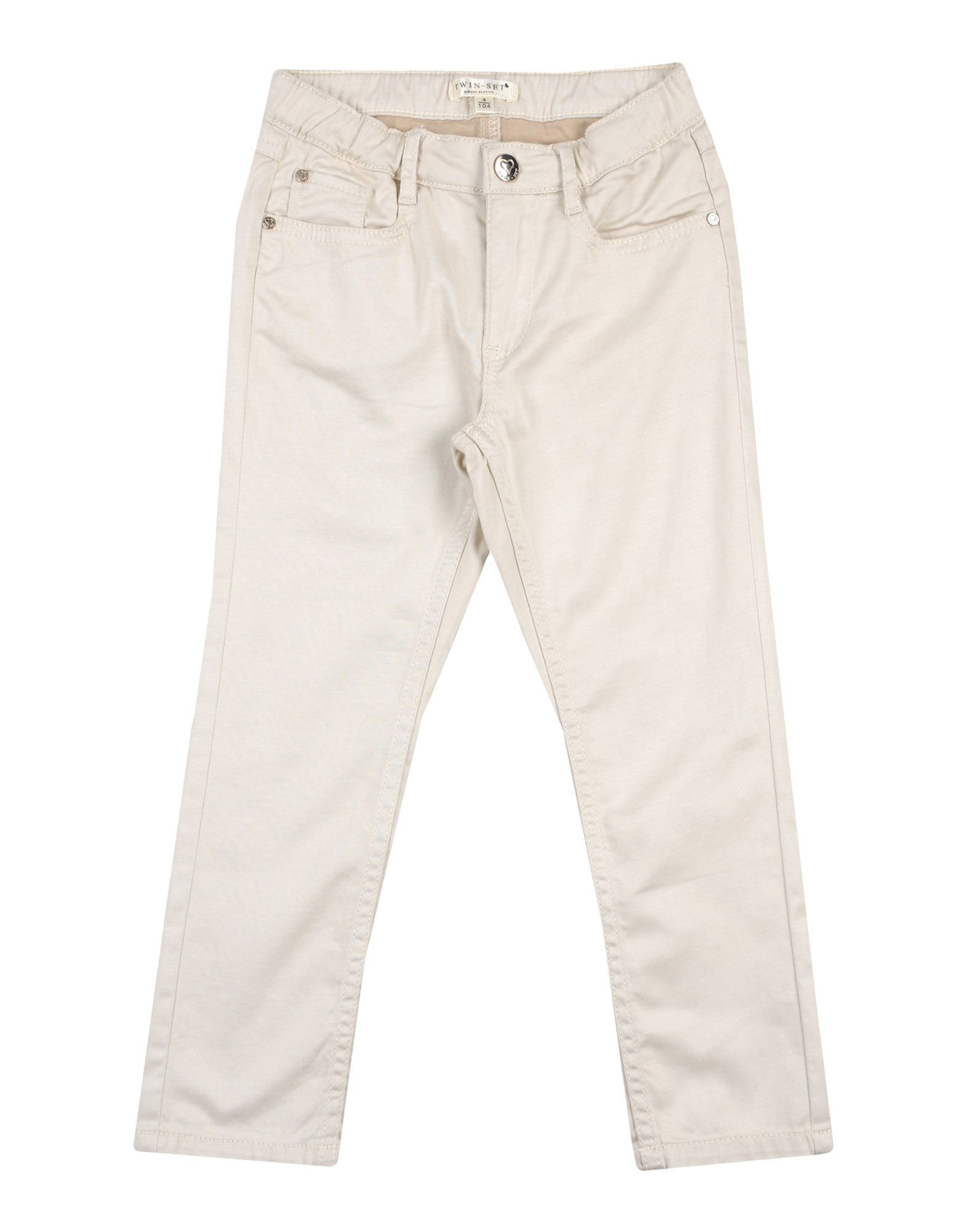 Twinset Kids' Casual Pants In Ivory