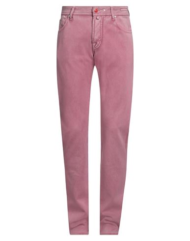 Jacob Cohёn Man Pants Pastel Pink Size 33 Cotton