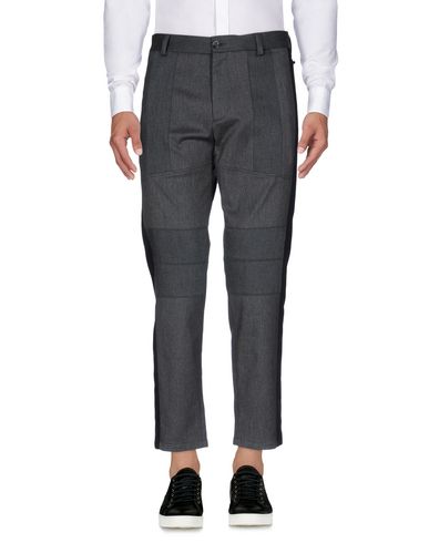 Dolce & Gabbana Man Pants Grey Size 36 Cotton, Polyamide, Silk, Elastane
