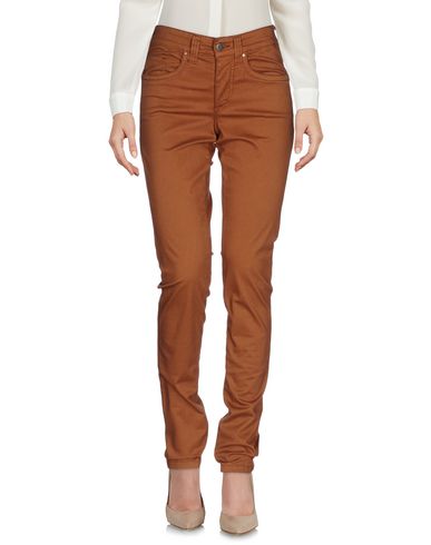 Shop Jonny-q Woman Pants Brown Size 32 Tencel, Cotton, Lycra