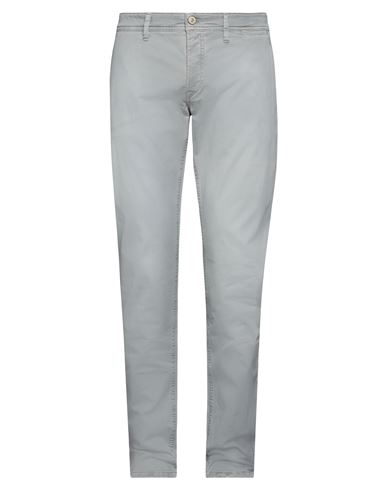 Man Pants Light grey Size 38 Cotton, Elastane