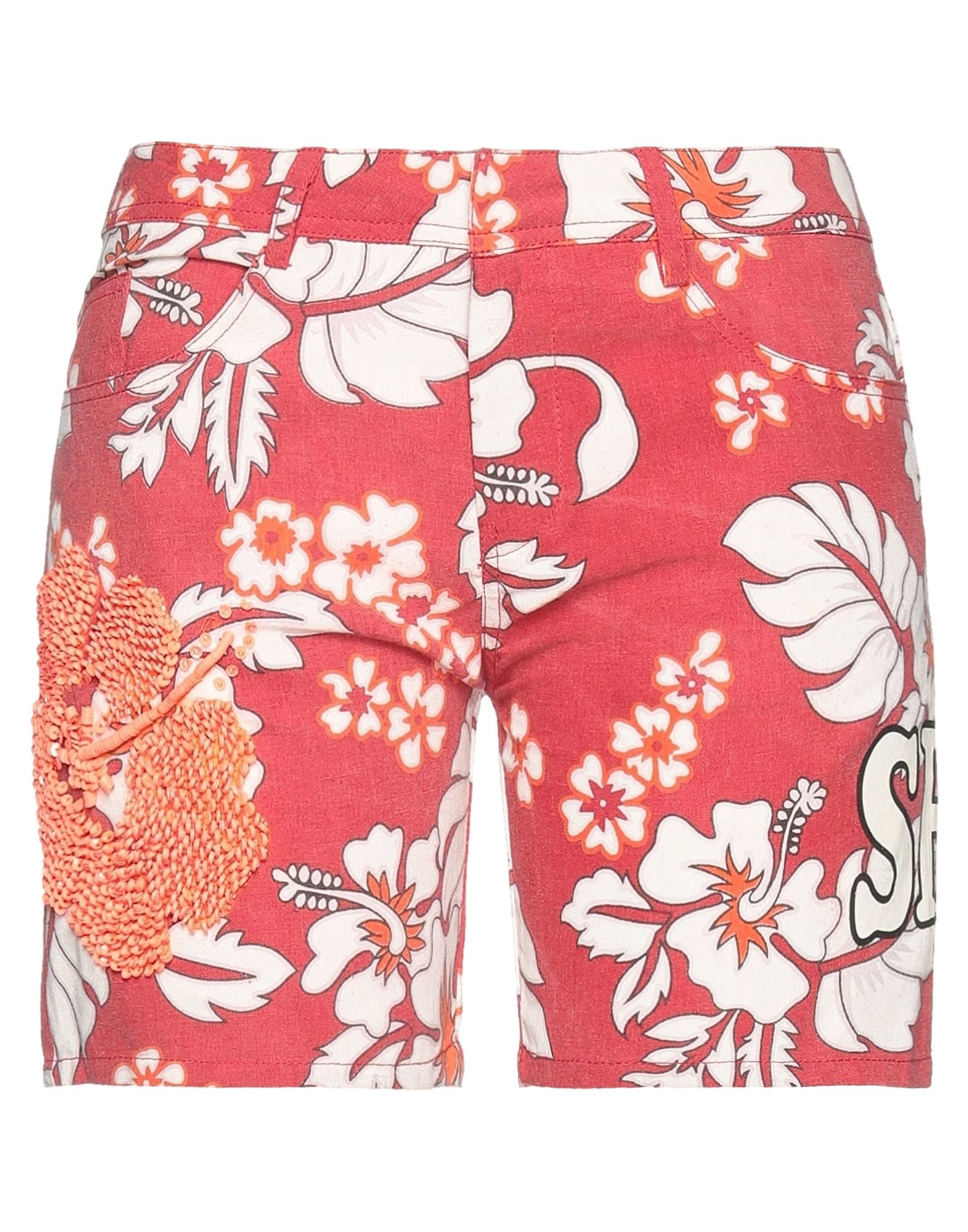 P.a.r.o.s.h P. A.r. O.s. H. Woman Shorts & Bermuda Shorts Red Size Xs Cotton, Polyester, Acrylic, Pvc - Polyviny