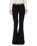 MOSCHINO Damen Hose Farbe Schwarz Gr��e 4