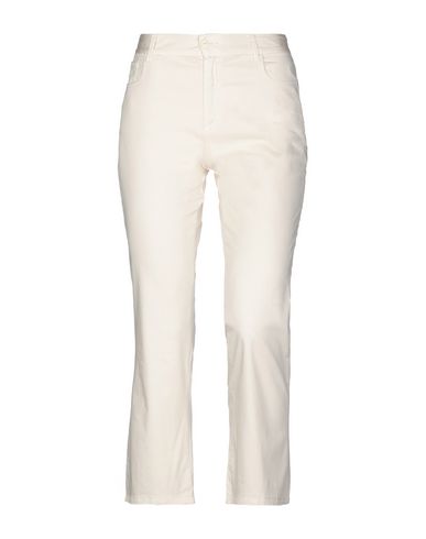 Merci Italia Woman Pants Ivory Size 4 Cotton, Elastane In White