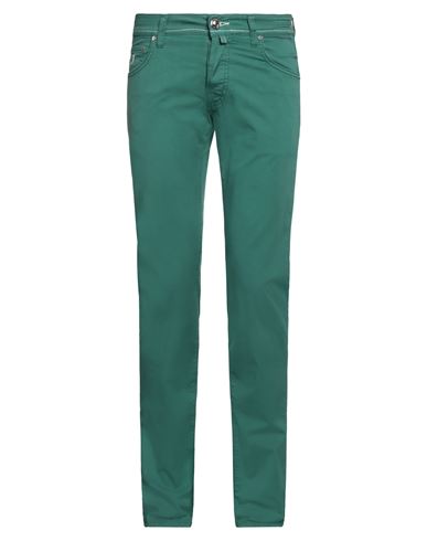 Jacob Cohёn Man Pants Green Size 30 Cotton, Elastane
