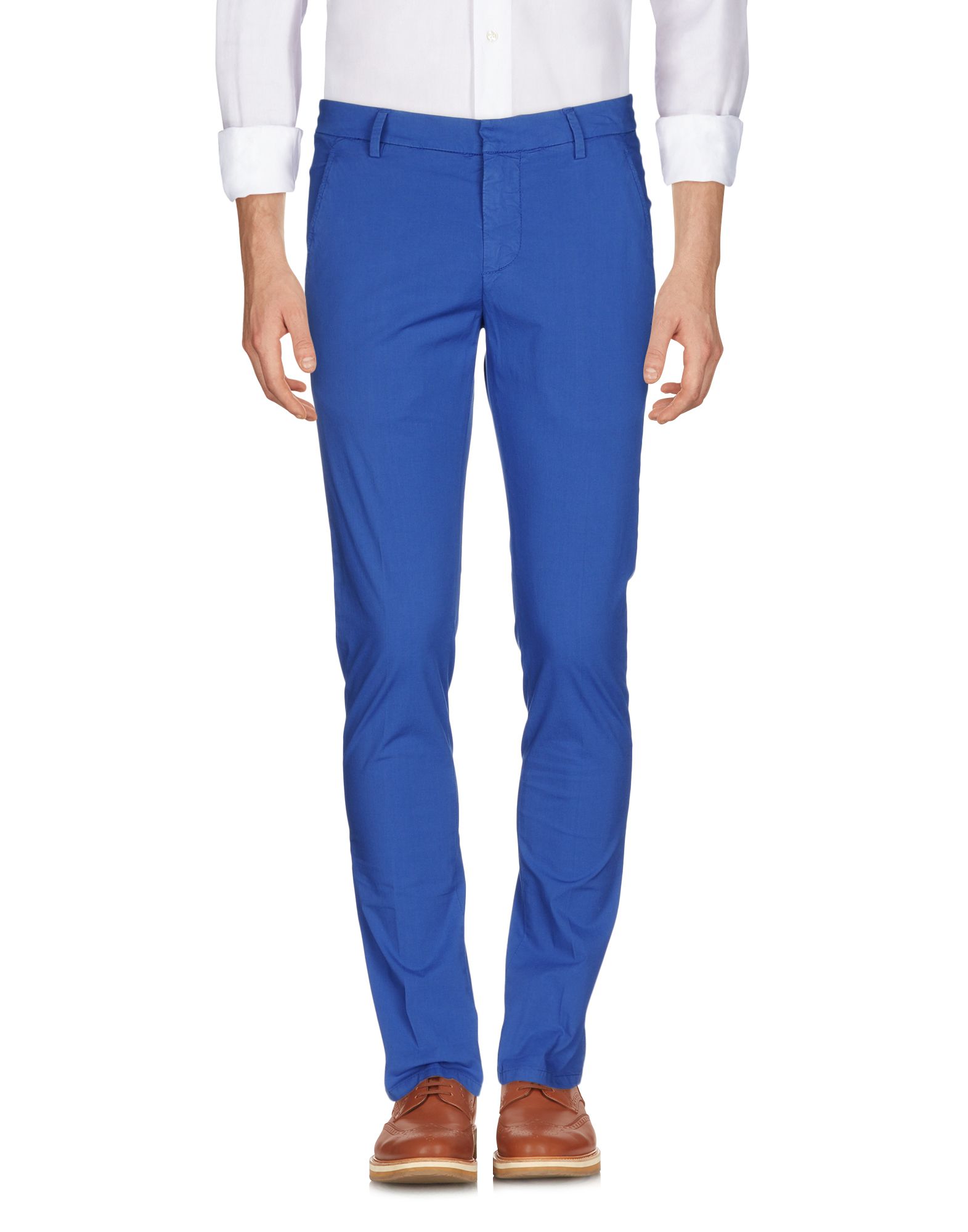 Dondup Pants In Bright Blue