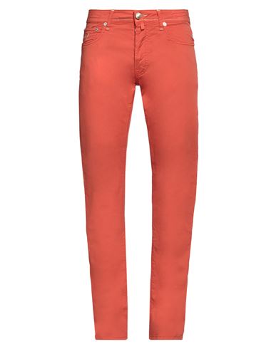 Jacob Cohёn Man Pants Orange Size 37 Pima Cotton, Elastane