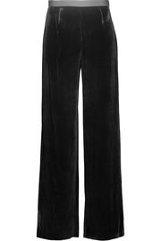 Velvet wide-leg pants | T by ALEXANDER WANG | Sale up to 70% off | THE ...