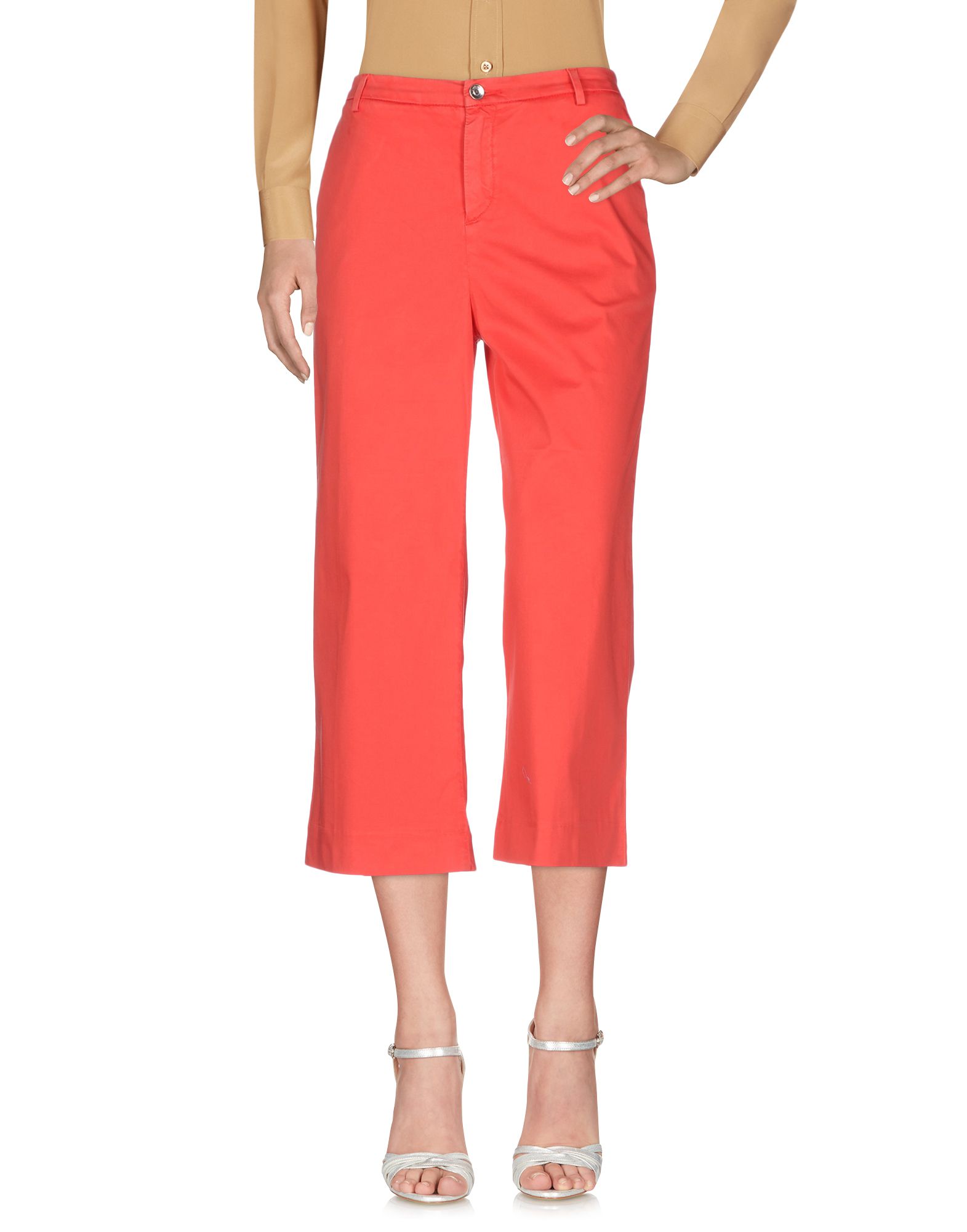 Liu •jo Cropped Pants In Coral