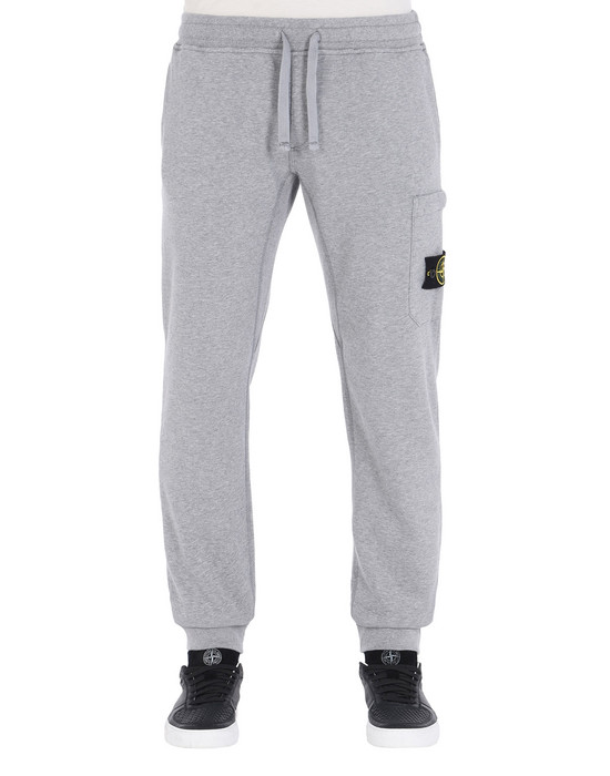 13108119bg - TROUSERS - 5 POCKETS STONE ISLAND Fleece Trousers 60340 STONE ISLAND - 0