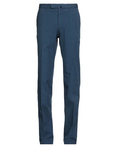 Incotex Man Pants Midnight Blue Size 30 Cotton, Elastane In Navy Blue