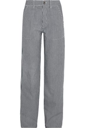 Click to view more detailed imagery on our partner's website ChloÉ Striped Cotton Pants In Navy