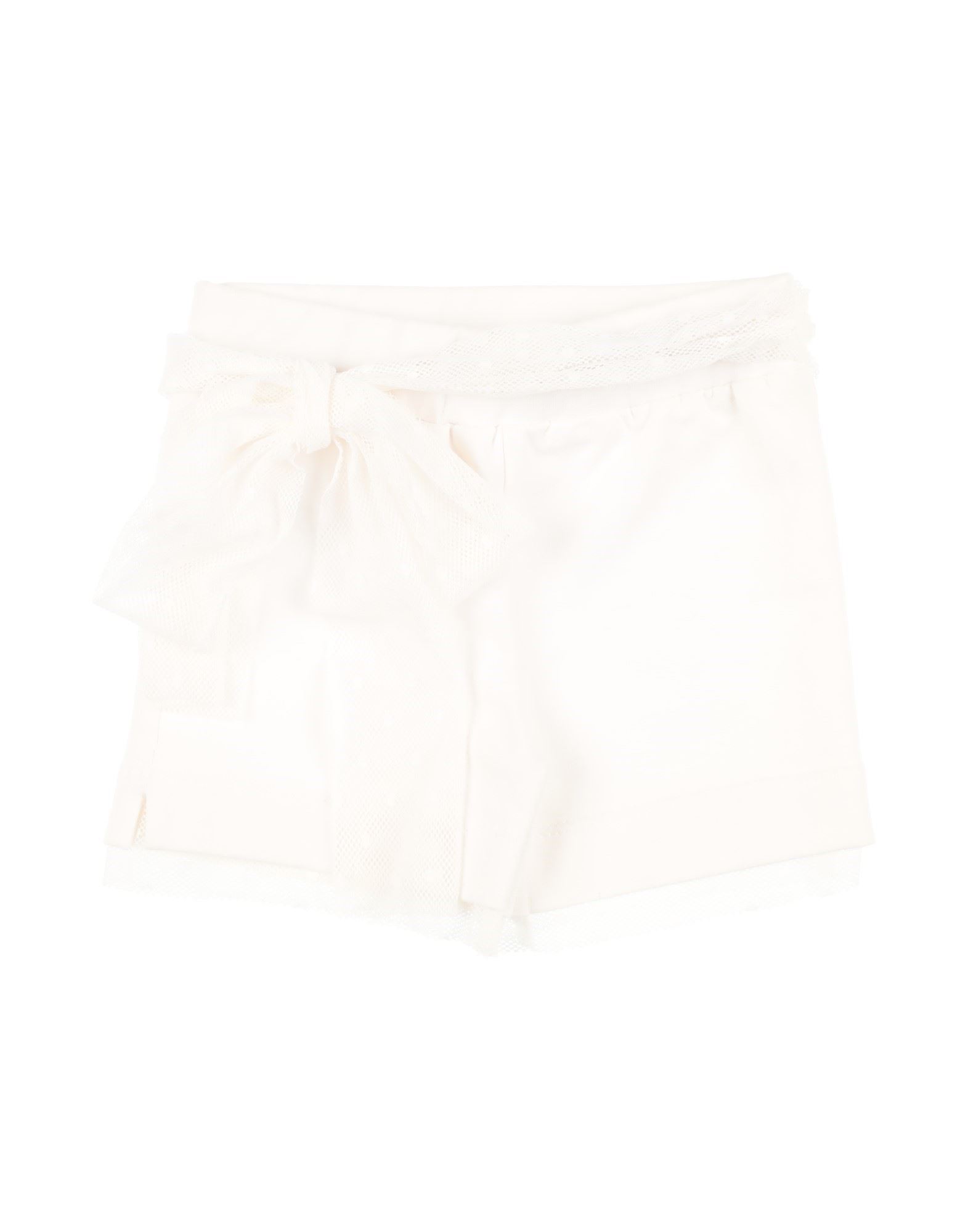 Special Day Kids'  Newborn Girl Shorts & Bermuda Shorts White Size 3 Cotton, Elastane