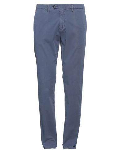 Shop Seventy Sergio Tegon Man Pants Blue Size 30 Cotton, Elastane