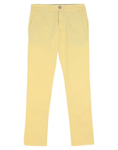 Man Pants Light yellow Size 31 Cotton, Elastane