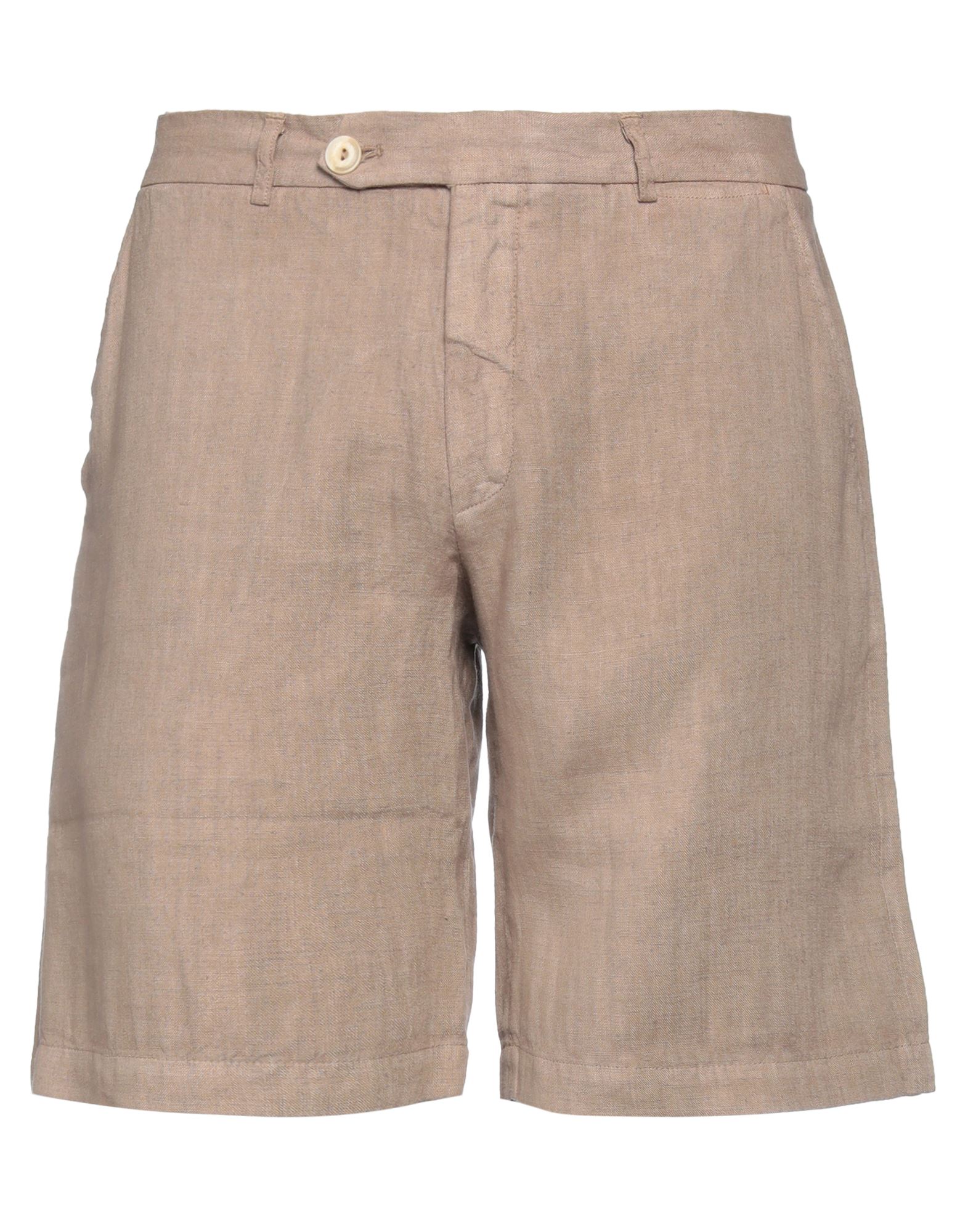 Drumohr Man Shorts & Bermuda Shorts Dove Grey Size Xl Linen