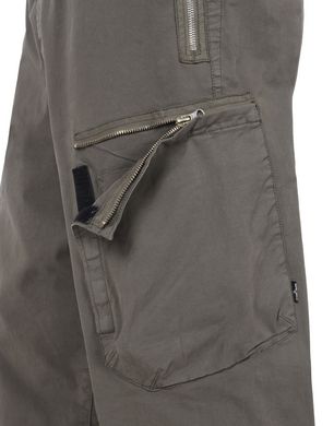 Cargo Pants Black Stretch Cotton Gabardine