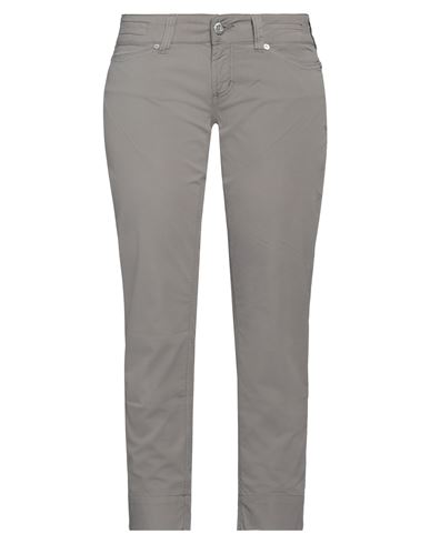 JACOB COHЁN JACOB COHЁN WOMAN PANTS LIGHT GREY SIZE 29 COTTON, ELASTANE 