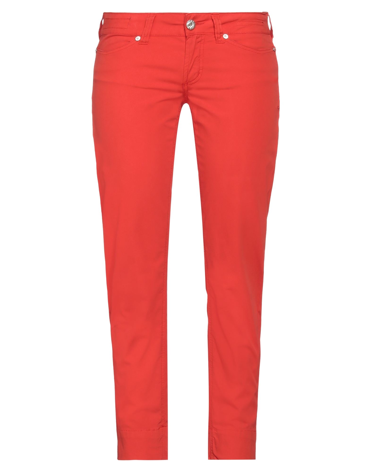 Jacob Cohёn Cropped Pants In Red