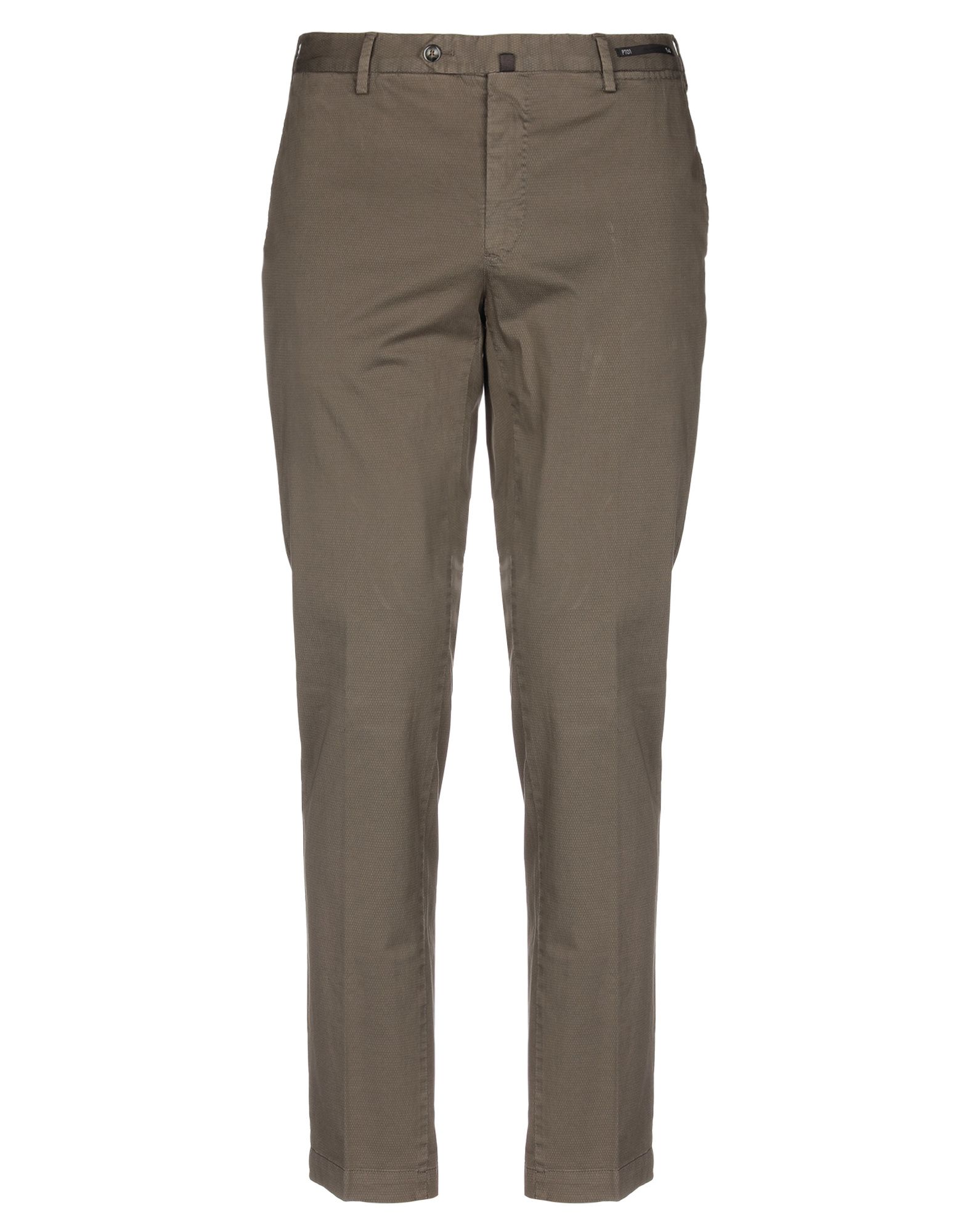 Shop Pt01 Pt Torino Man Pants Military Green Size 38 Cotton, Elastane