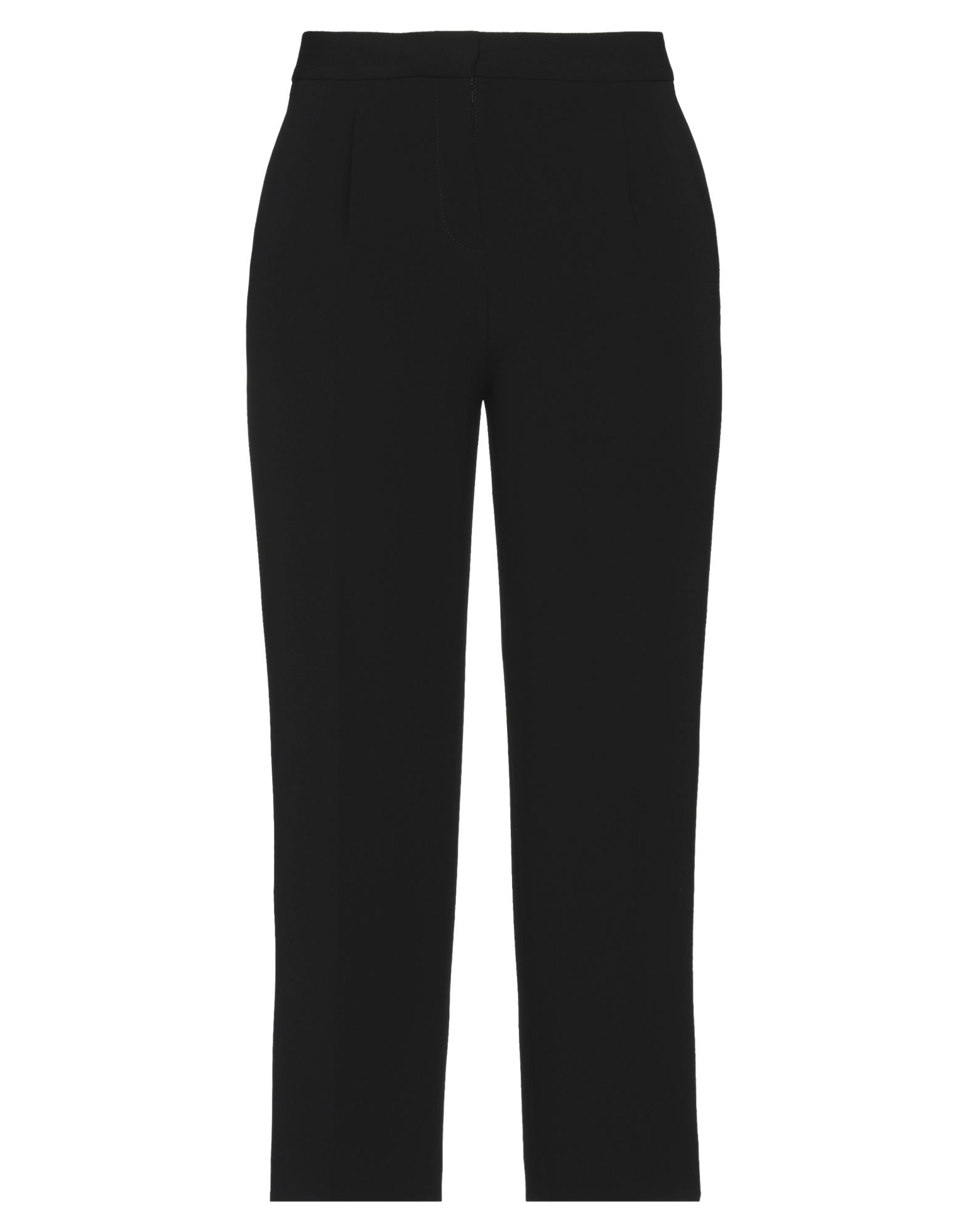 BOUTIQUE MOSCHINO BOUTIQUE MOSCHINO WOMAN PANTS BLACK SIZE 10 TRIACETATE, POLYESTER
