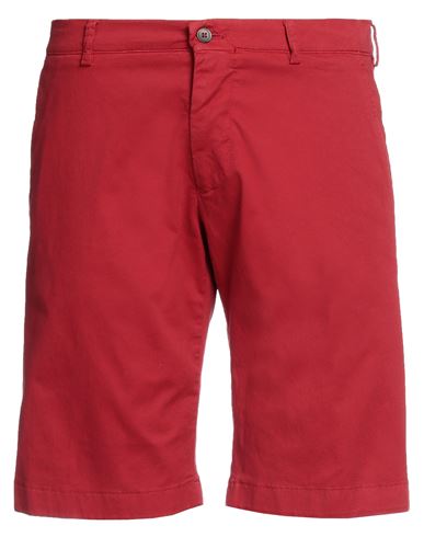 Berwich Man Shorts & Bermuda Shorts Red Size 30 Cotton, Elastane