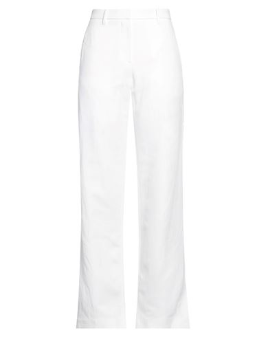 Woman Pants White Size 6 Cotton
