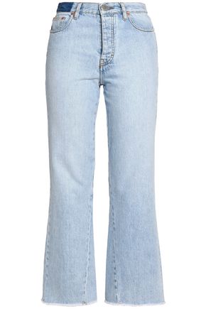 MAJE High-rise kick-flare jeans,AU 7789028784765782
