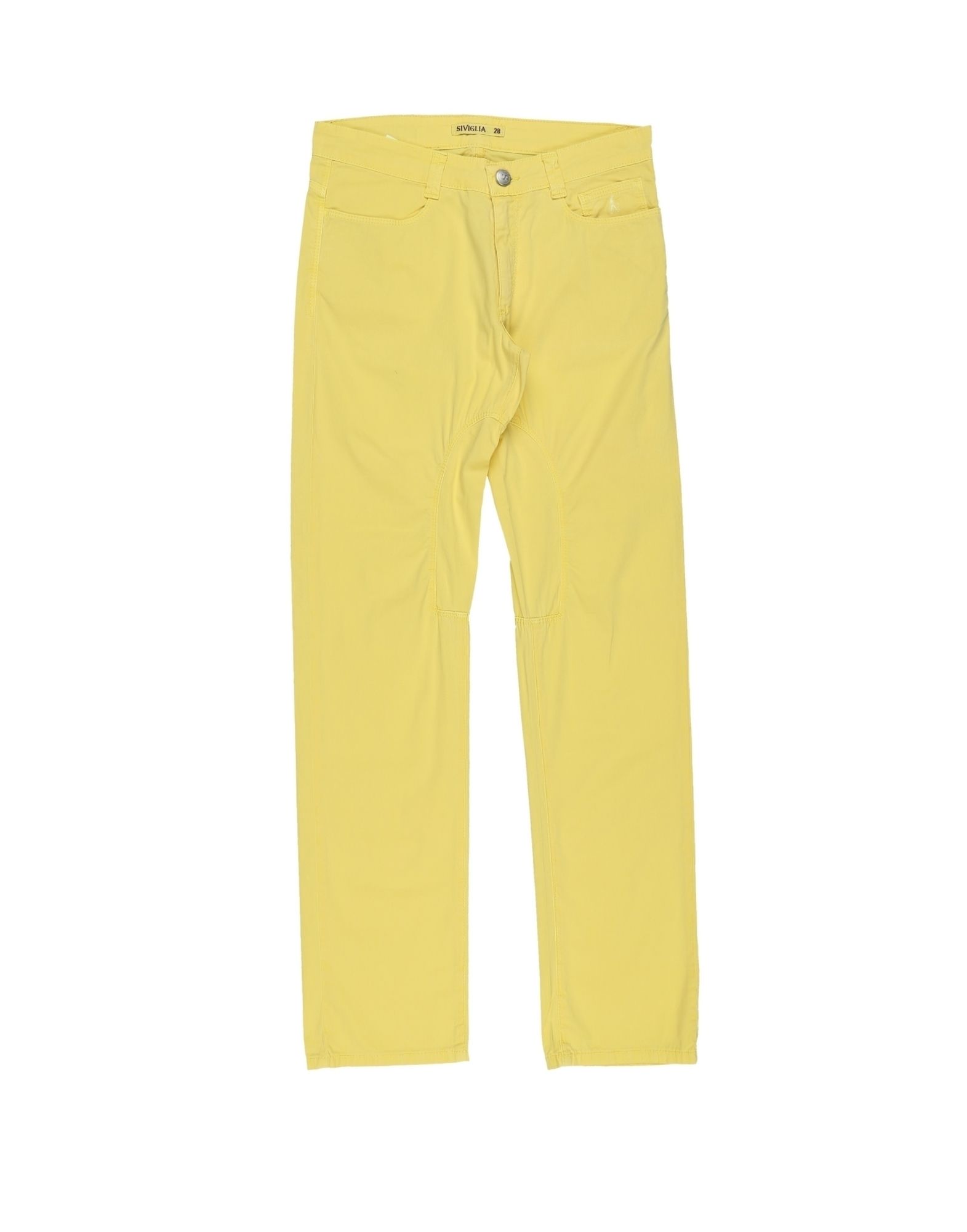 Siviglia Kids' Casual Pants In Light Yellow
