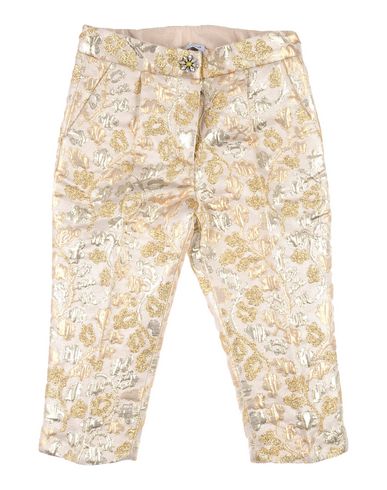 Dolce & Gabbana Toddler Girl Pants Gold Size 5 Acrylic, Acetate, Lurex In Gold