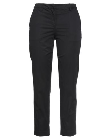 Woman Pants Black Size 28 Cotton, Polyester, Elastane