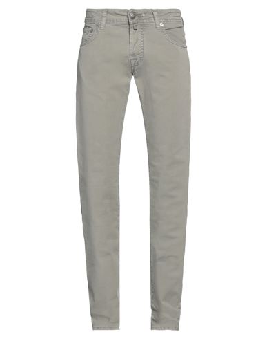 Shop Jacob Cohёn Man Pants Grey Size 30 Cotton, Elastane