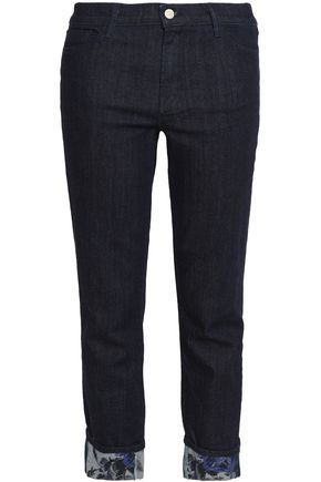 J BRAND Cropped mid-rise slim-leg jeans,GB 14693524283141679