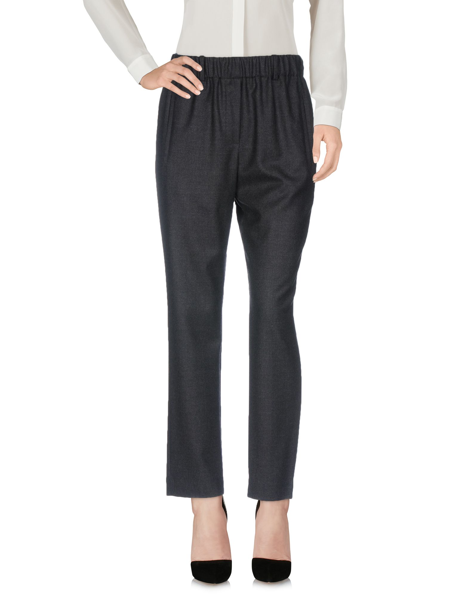Shop Incotex Casual Pants In Lead