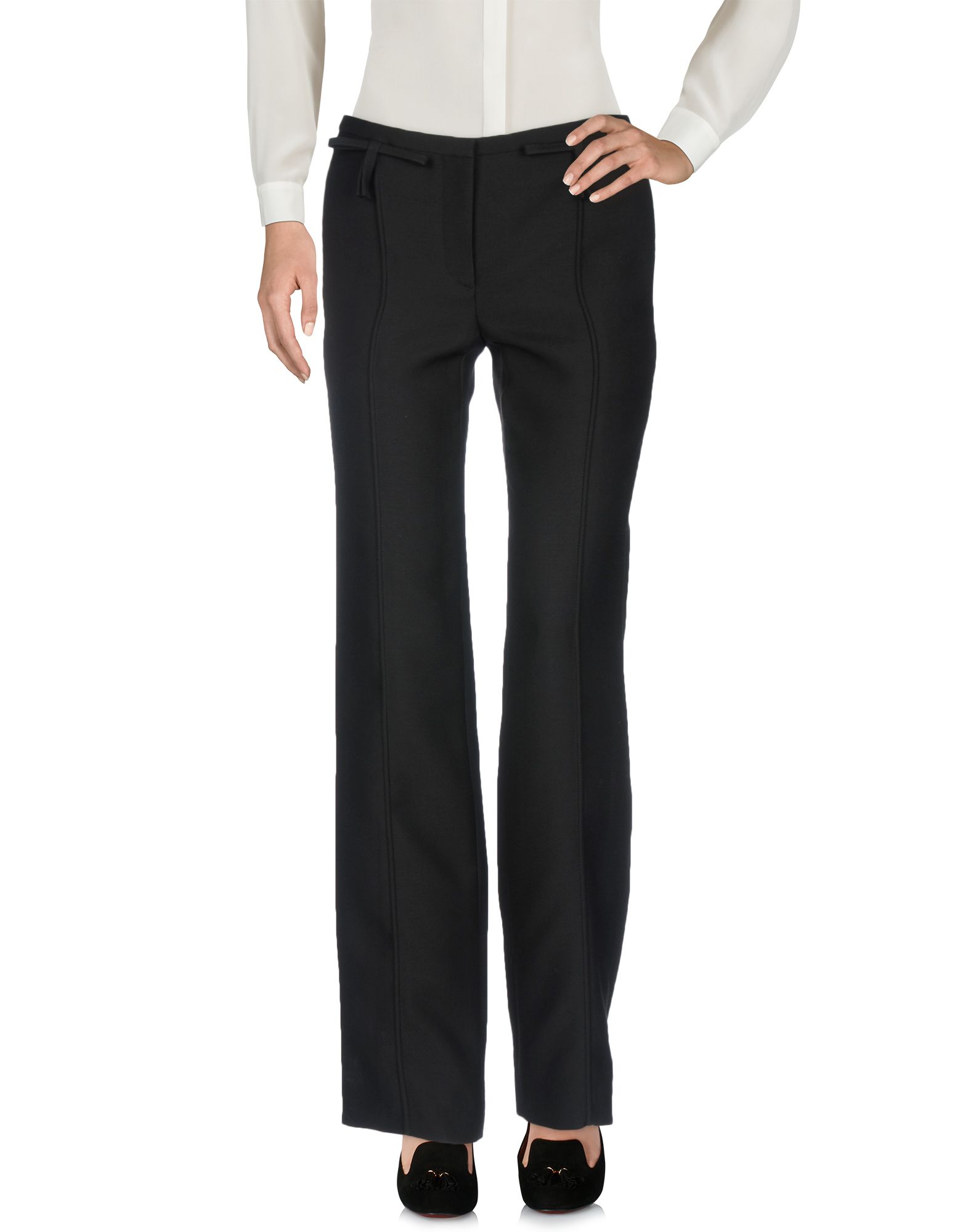 VALENTINO VALENTINO GARAVANI WOMAN PANTS BLACK SIZE 8 VIRGIN WOOL, SILK,13170011KG 3