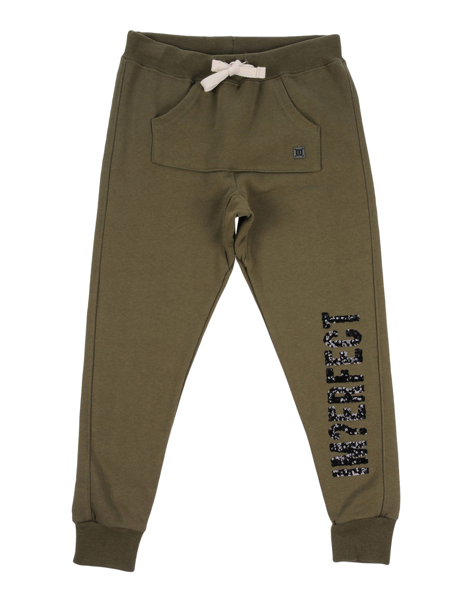 !m?erfect Kids'  Casual Pants In Military Green