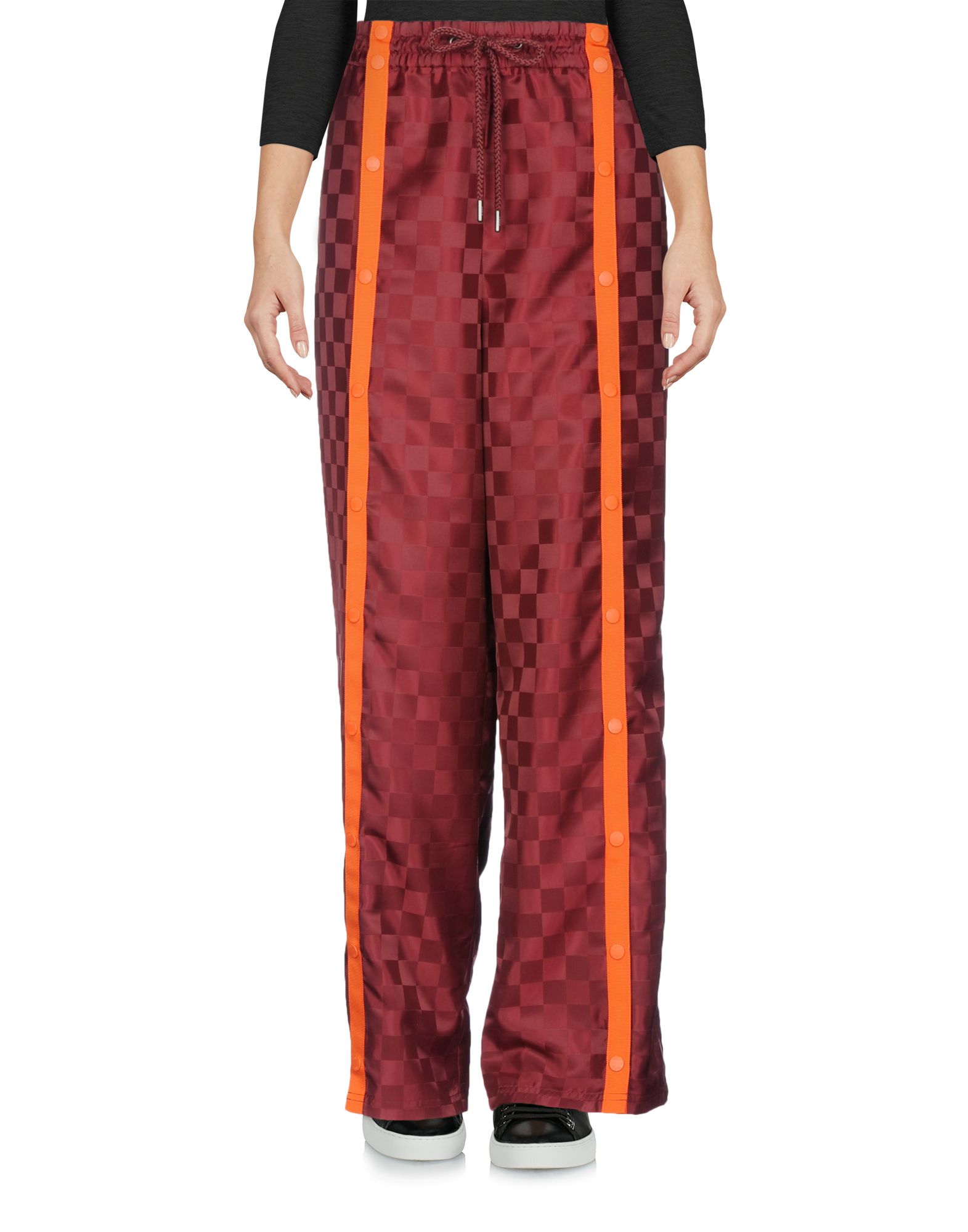 puma orange plaid pants