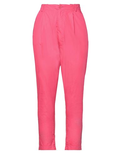 Woman Pants Fuchsia Size 4 Cotton